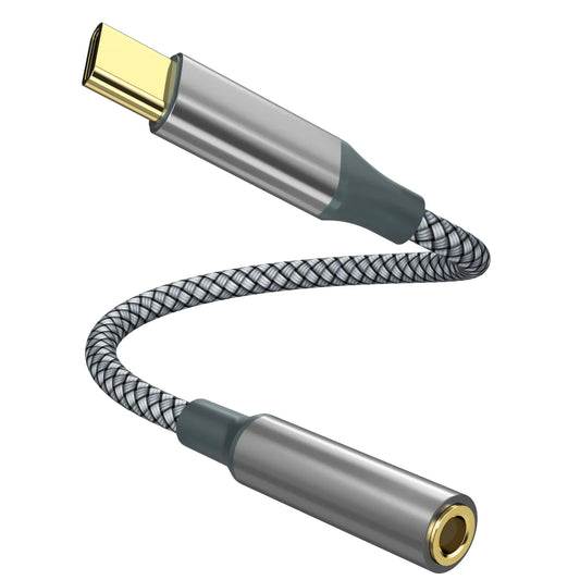 USB-C to 3.5mm Headphone Adapter – Wired Audio for any USB-C Device